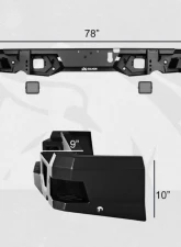 Bulken Offroad Rear Step Bumper Dodge Ram 1500 2019-2021                                     - BKN-33824736 - Image 10