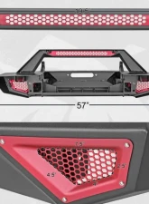Bulken Offroad X Series Winched Front Bumper Jeep Wrangler | Gladiator 2018-2022                                     - BKN-39088295 - Image 9