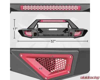 Bulken Offroad X Series Winched Front Bumper Jeep Wrangler | Gladiator 2018-2022 - BKN-39088295