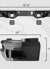 Bulken Offroad Rear Step Bumper Chevrolet Colorado 2015-2021                                     - BKN-33818817 - Image 10