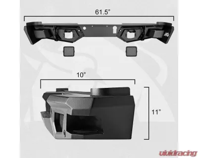 Bulken Offroad Rear Step Bumper Chevrolet Colorado 2015-2021 - BKN-33818817