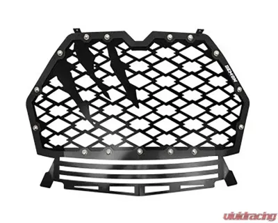 Demon Powersports Black Front Grille Polaris RZR XP 2016-2020 - PAFG-6002HD-D