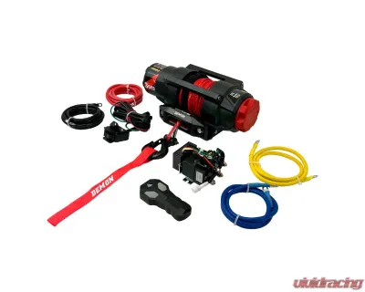 Demon Powersports 3500 lbs Universal Application Heavy Duty Winch - PAWI-3500HD