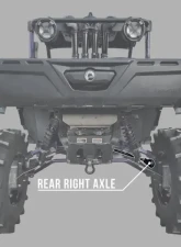 Demon Powersports Heavy Duty Axle for Polaris RZR 200 (2023-2024)                                     - PAXL-6108HD - Image 4