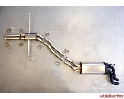 MEC Design Sport Exhaust System Mercedes-Benz W126 V8 380 + 420 + 500 + 560 SE | SEL | SEC 1984-1991 - 126/AA-OEMSET-PR-H