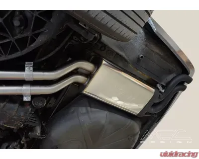 MEC Design Sport Exhaust System Mercedes-Benz W126 V8 380 + 420 + 500 + 560 SE | SEL | SEC 1984-1991 - 126/AA-OEMSET-PR-H
