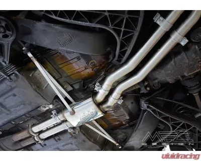 MEC Design Sport Exhaust System Mercedes-Benz W126 V8 380 + 420 + 500 + 560 SE | SEL | SEC 1984-1991 - 126/AA-OEMSET-PR-H