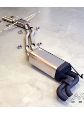 MEC Design Sport Exhaust System Mercedes-Benz W126 V8 380 + 420 + 500 + 560 SE | SEL | SEC 1984-1991                                     - 126/AA-OEMSET-PR-H - Image 2