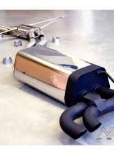 MEC Design Sport Exhaust System Mercedes-Benz W126 V8 380 + 420 + 500 + 560 SE | SEL | SEC 1984-1991                                     - 126/AA-OEMSET-PR-H - Image 3