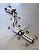 MEC Design Sport Exhaust System Mercedes-Benz W126 V8 380 + 420 + 500 + 560 SE | SEL | SEC 1984-1991                                     - 126/AA-OEMSET-PR-H - Image 4