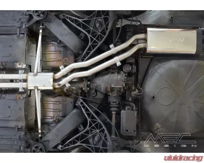 MEC Design Sport Exhaust System Mercedes-Benz W126 V8 380 + 420 + 500 + 560 SE | SEL | SEC 1984-1991 - 126/AA-OEMSET-PR-H