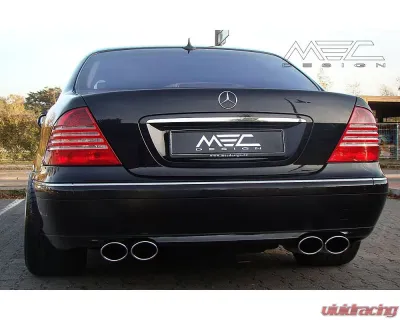 MEC Design Front Muffler Spare Pipes (VSD-ER) for Bi-Turbo Exhaust System Mercedes-Benz S600 W220 Bi-Turbo 1998-2005 - 220+215/AA-VSDER-BIT-H
