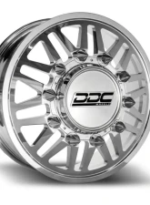 DDC Wheels Aftermath Dually Wheel Set 20x8.25 10x225 Polished Ford F-450 | Ram 4500 2005-2022                                     - 01PL-225-08-12 - Image 2