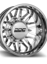 DDC Wheels Aftermath Dually Wheel Set 20x8.25 10x225 Polished Ford F-450 | Ram 4500 2005-2022                                     - 01PL-225-08-12 - Image 2