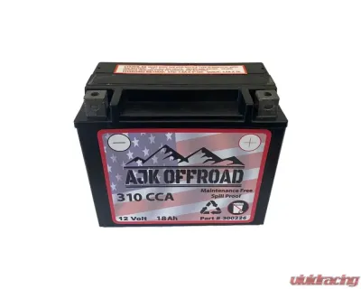 AJK Offroad 310 CCA Battery - 300226