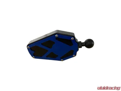 AJK Offroad 1.50inch Blue Billet Aluminum Side Mirror - 1)246 1)246-3BL 1)142-B