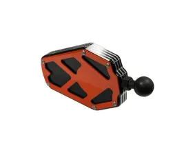 AJK Offroad 1.50inch Orange Billet Aluminum Side Mirror