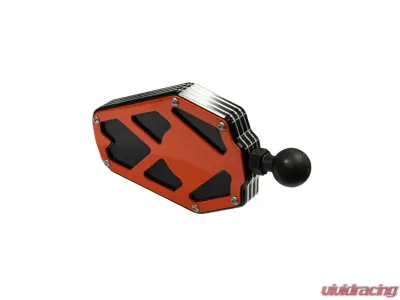 AJK Offroad 1.50inch Orange Billet Aluminum Side Mirror - 1)246 1)246-3O 1)142-B