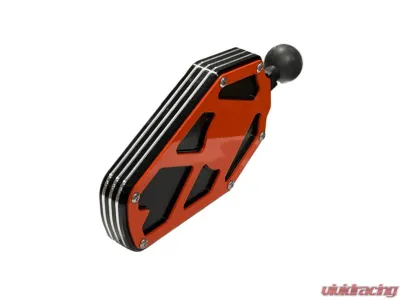 AJK Offroad 1.50inch Orange Billet Aluminum Side Mirror - 1)246 1)246-3O 1)142-B