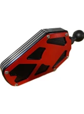 AJK Offroad 1.75inch Red Billet Aluminum Side Mirror                                     - 1)246 1)246-3R 1)143-B - Image 2