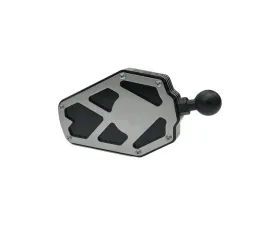 AJK Offroad 1.50inch Silver Billet Aluminum Side Mirror