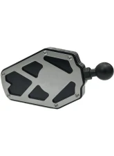 AJK Offroad 1.875inch Silver Billet Aluminum Side Mirror                                     - 1)246 1)246-3S 1)231-B - Image 2