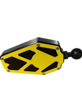 AJK Offroad 1.50inch Yellow Billet Aluminum Side Mirror                                     - 1)246 1)246-3Y 1)142-B - Image 2