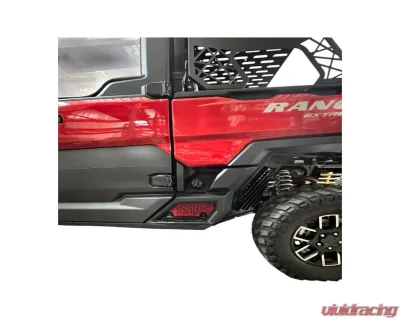 AJK Offroad Rear Step Accent Polaris Ranger 1500 XD - 1)597 1)598 Silver