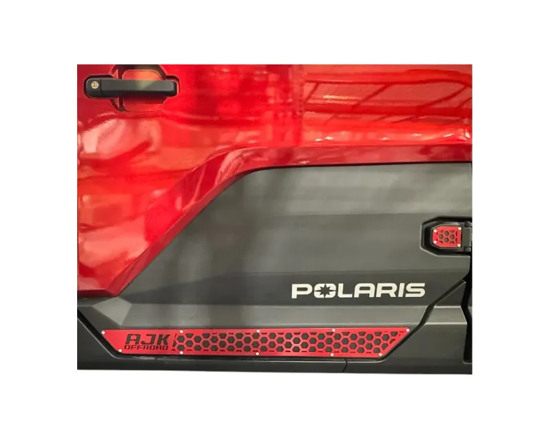 AJK Offroad Lower Door Accents Front & Back Polaris Ranger 1500XD - 1)608 1)609 2)610 Raw