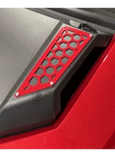 AJK Offroad Hood Accents Polaris Ranger 1500XD                                     - 2)611 Red - Image 2