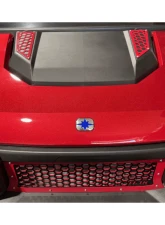 AJK Offroad Hood Accents Polaris Ranger 1500XD                                     - 2)611 Red - Image 3