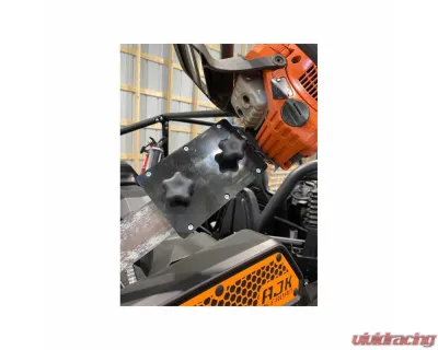 AJK Offroad UTV Chainsaw Mount - 1)394 2)156