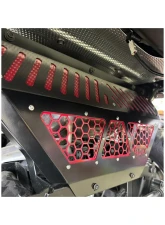 AJK Offroad Exhaust Cover Raw Polaris Ranger 1500XD                                     - 200571-Raw - Image 6