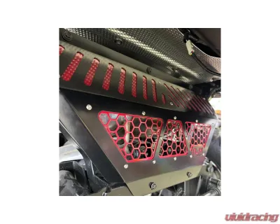 AJK Offroad Exhaust Cover Raw Polaris Ranger 1500XD - 200571-Raw