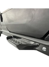 AJK Offroad Rock Sliders 4-Doors w/ Step Polaris Xpedition                                     - 200588 Black - Image 6