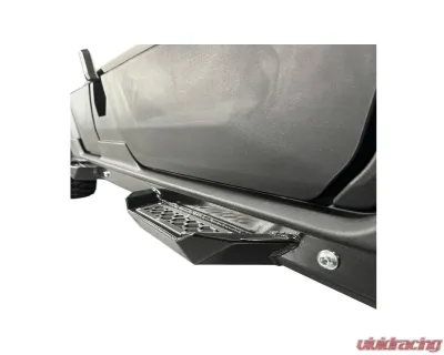 AJK Offroad Rock Sliders 4-Doors w/ Step Polaris Xpedition - 200588 Black