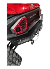 AJK Offroad Front Bumper Red w/ Lights Polaris Ranger 1500XD                                     - 1)630 Red 1)300335 - Image 10