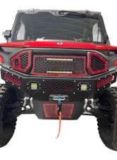 AJK Offroad Front Bumper Red w/ Lights Polaris Ranger 1500XD                                     - 1)630 Red 1)300335 - Image 12