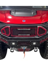 AJK Offroad Front Bumper Red w/ Lights Polaris Ranger 1500XD                                     - 1)630 Red 1)300335 - Image 15