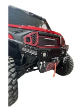 AJK Offroad Front Bumper Red w/ Lights Polaris Ranger 1500XD                                     - 1)630 Red 1)300335 - Image 3