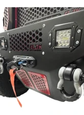 AJK Offroad Front Bumper Red w/ Lights Polaris Ranger 1500XD                                     - 1)630 Red 1)300335 - Image 4