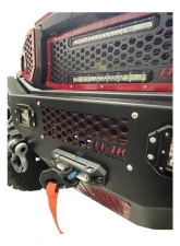 AJK Offroad Front Bumper Red w/ Lights Polaris Ranger 1500XD                                     - 1)630 Red 1)300335 - Image 5