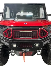 AJK Offroad Front Bumper Red w/ Lights Polaris Ranger 1500XD                                     - 1)630 Red 1)300335 - Image 7