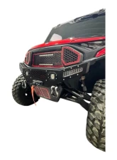 AJK Offroad Front Bumper Red w/ Lights Polaris Ranger 1500XD                                     - 1)630 Red 1)300335 - Image 8