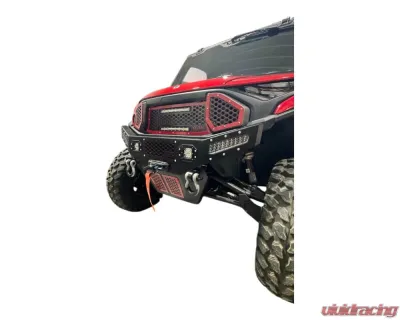 AJK Offroad Front Bumper Red w/ Lights Polaris Ranger 1500XD - 1)630 Red 1)300335