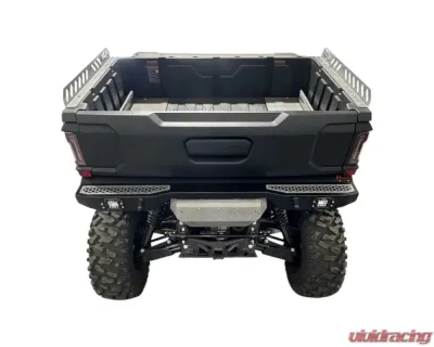 AJK Offroad CF Moto UForce U10 Rear Bumper Silver w/ Lights - 1)638 1)300335 Silver