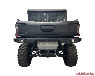 AJK Offroad CF Moto UForce U10 Rear Bumper Silver w/ Lights - 1)638 1)300335 Silver