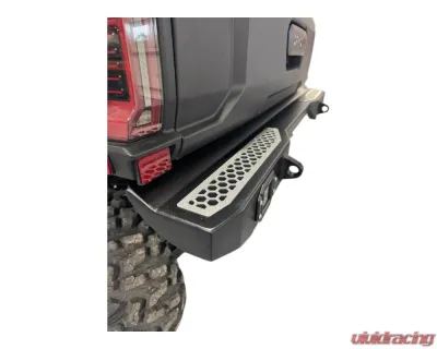 AJK Offroad CF Moto UForce U10 Rear Bumper Silver w/ Lights - 1)638 1)300335 Silver