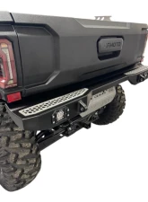 AJK Offroad CF Moto UForce U10 Rear Bumper Silver w/ Lights                                     - 1)638 1)300335 Silver - Image 2