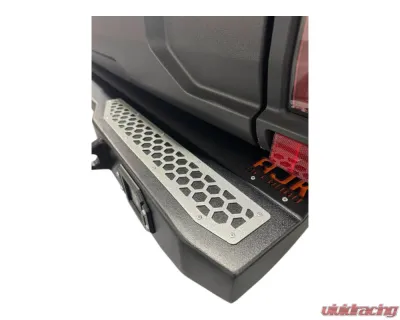 AJK Offroad CF Moto UForce U10 Rear Bumper Silver w/ Lights - 1)638 1)300335 Silver